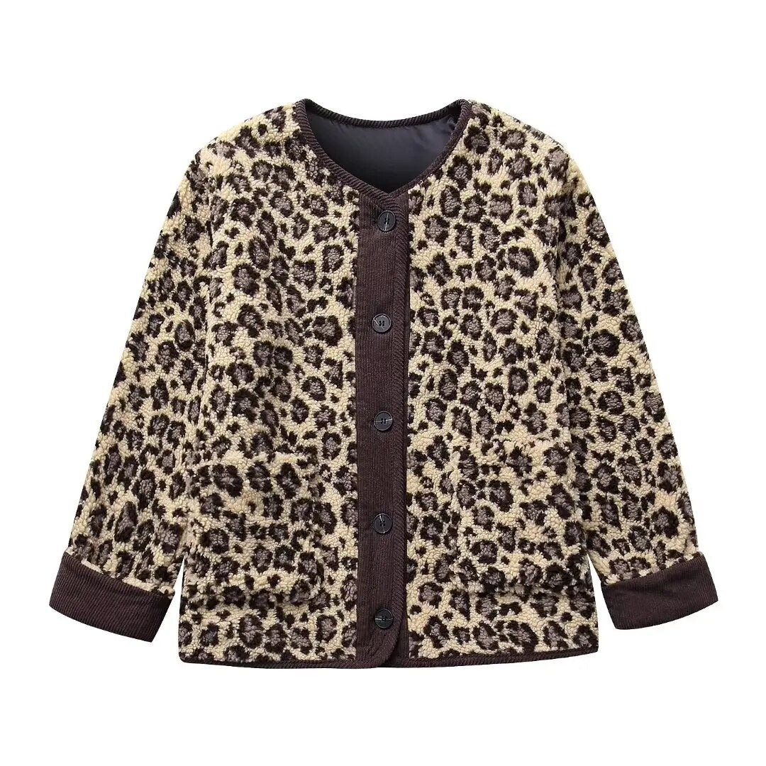 Isabella™ Exklusive Leopardenmuster Jacke